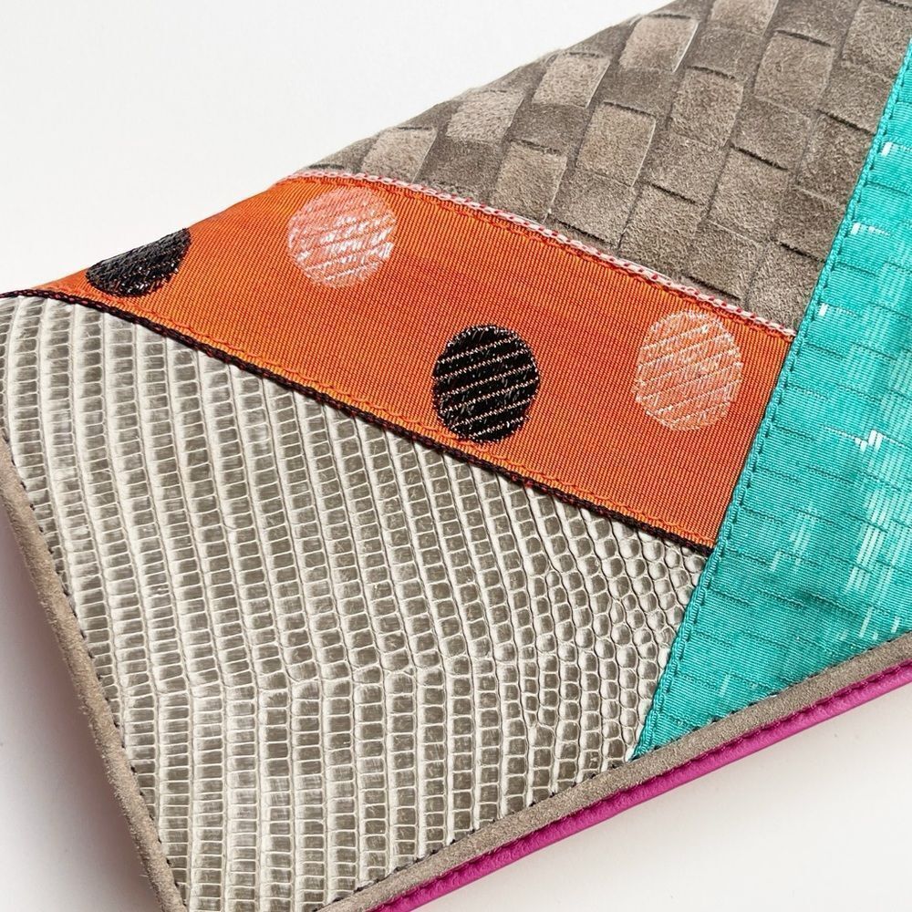 Bottega Veneta Multicolor patchwork Clutch wallet 2004 - Picture 10 of 15